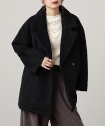 OMNES | ニットシャギー ダブルテーラードジャケット(テーラードジャケット)