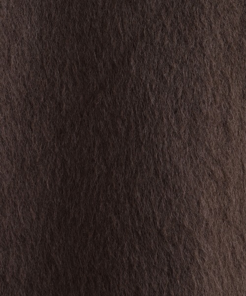 OMNES（オムネス）の「ニットシャギー ダブルテーラードジャケット（テーラードジャケット・レディース・ブラック/ブラウン・FREE）」の18枚目の写真