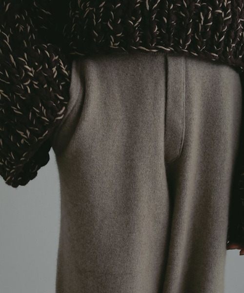 1/9まで値下げオールニードルニットジョガーパンツS セール】オールニードルニットジョガーパンツ（その他パンツ）｜ETRE