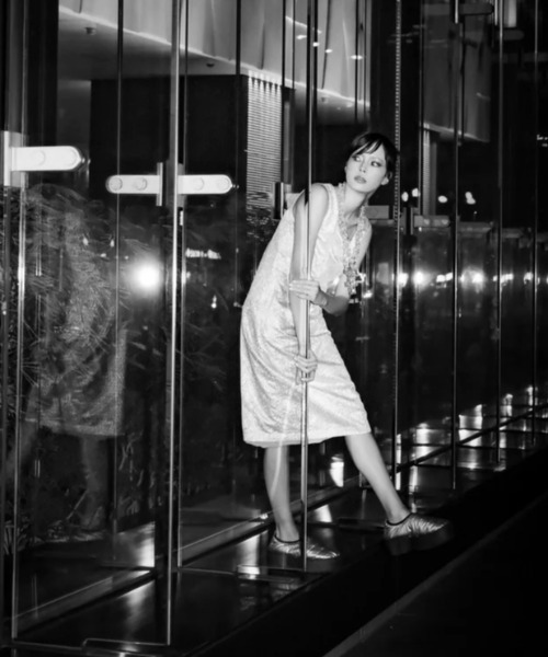 SUBU(スブ)の「SUBU VAMP PLATFORM (SB032)(スリッポン・メンズ・ブラック/シルバー・1/0)」の8枚目の写真