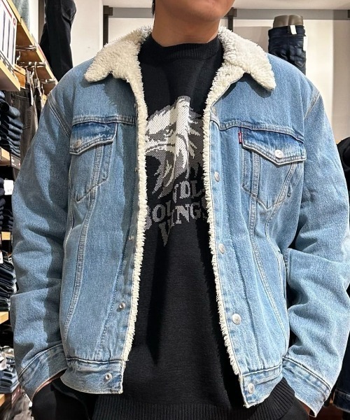 Levi's】シェルパジャケット（デニム/フリース/コンビ/こなれ感