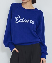 abahouse mavie | 【追加生産】ロゴジャガードニット(ニット/セーター)