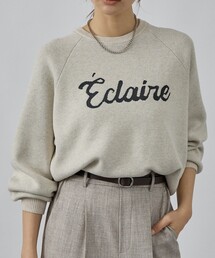 abahouse mavie | 【追加生産】ロゴジャガードニット(ニット/セーター)