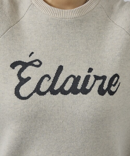 abahouse mavie（アバハウスマヴィ）の「【追加生産】ロゴジャガードニット（ニット/セーター・レディース・グレイッシュブルー/ブラウン/ブラック/アイボリー・フリー）」の18枚目の写真