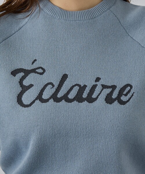 abahouse mavie（アバハウスマヴィ）の「【追加生産】ロゴジャガードニット（ニット/セーター・レディース・グレイッシュブルー/ブラウン/ブラック/アイボリー・フリー）」の22枚目の写真