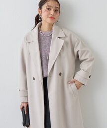 un dix cors | 《大人の上品なムードに》ダブルロングコート(チェスターコート)