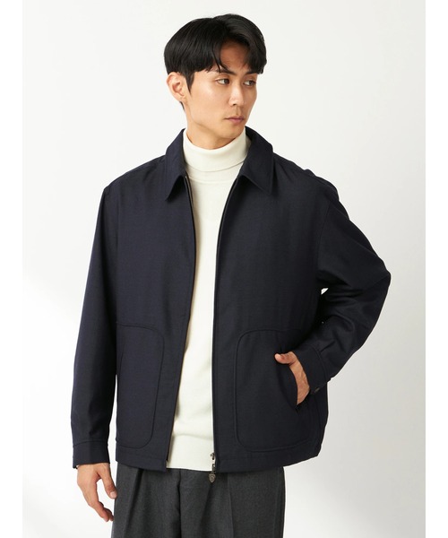 McGREGOR（マックレガー）の「【EDIT-B】ウールサキソニードリズラー（ブルゾン・メンズ・ライトブラウン/ネイビー/チャコール・L/M）」の2枚目の写真