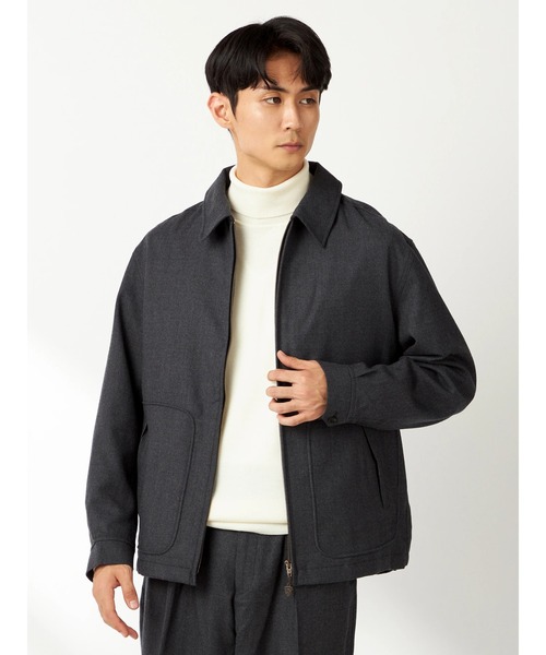 McGREGOR（マックレガー）の「【EDIT-B】ウールサキソニードリズラー（ブルゾン・メンズ・ライトブラウン/ネイビー/チャコール・L/M）」の3枚目の写真