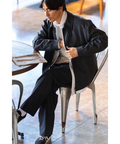 McGREGOR（マックレガー）の「【EDIT-B】ウールサキソニードリズラー（ブルゾン・メンズ・ライトブラウン/ネイビー/チャコール・L/M）」の7枚目の写真