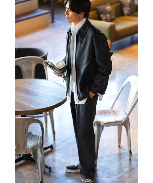 McGREGOR（マックレガー）の「【EDIT-B】ウールサキソニードリズラー（ブルゾン・メンズ・ライトブラウン/ネイビー/チャコール・L/M）」の8枚目の写真