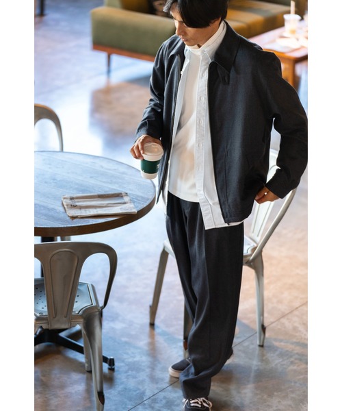 McGREGOR（マックレガー）の「【EDIT-B】ウールサキソニードリズラー（ブルゾン・メンズ・ライトブラウン/ネイビー/チャコール・L/M）」の9枚目の写真