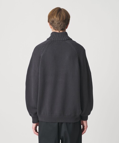 コード ヤーン ハーフ ジップ ニット ウォッシャブル（ニット/セーター