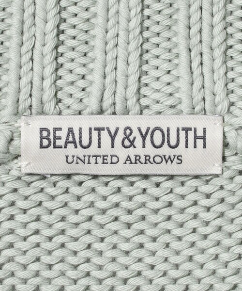 BEAUTY&YOUTH UNITED ARROWS（ビューティーアンドユースユナイテッドアローズ）の「コード ヤーン ハーフ ジップ ニット ウォッシャブル（ニット/セーター・メンズ・ダークグレー/ライム・L/M/S/XL）」の18枚目の写真