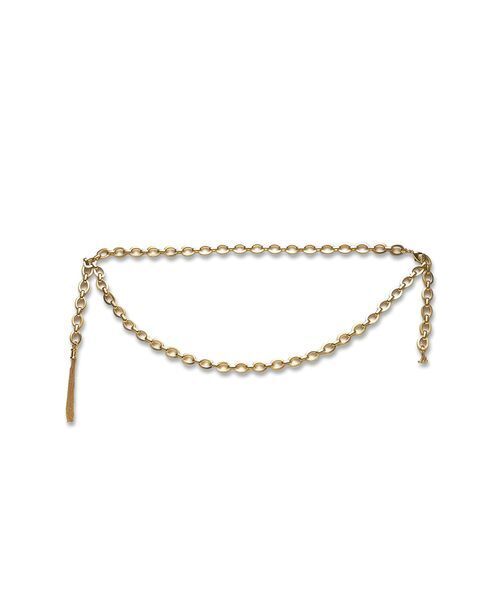 Mila Owen（ミラオーウェン）の「タッセルチャームチェーンベルト（ベルト・レディース・シルバー/ゴールド・F）」の4枚目の写真