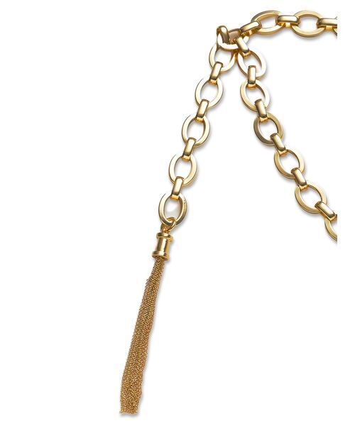 Mila Owen（ミラオーウェン）の「タッセルチャームチェーンベルト（ベルト・レディース・シルバー/ゴールド・F）」の5枚目の写真