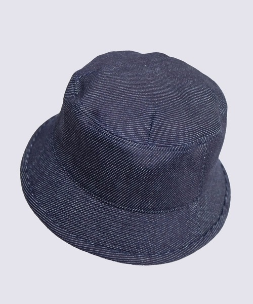 RACAL（ラカル）の「【RACAL/ラカル】Denim Bucket Hat（ハット・メンズ・ブラック/インディゴブルー・FREE）」の5枚目の写真