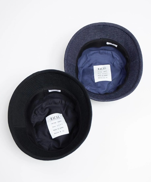 RACAL（ラカル）の「【RACAL/ラカル】Denim Bucket Hat（ハット・メンズ・ブラック/インディゴブルー・FREE）」の7枚目の写真