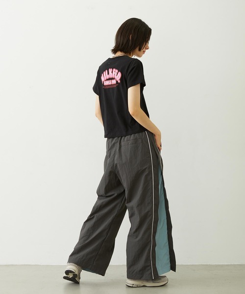 MILKFED.(ミルクフェド)の「GRADIENT LOGO COMPACT S/S TEE(Tシャツ/カットソー・レディース・ブラック/ライトパープル/オートミール・M/S)」の16枚目の写真