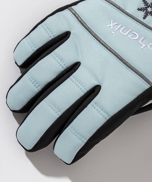 phenix(フェニックス)の「phenix(フェニックス)Gradient Snow Pattern Gloves グラディエント スノーパターン スキーグローブ(保温性/耐水性)(手袋・キッズ・ブラック/ライトブルー/パープル/ピンク・S/M/L)」の9枚目の写真