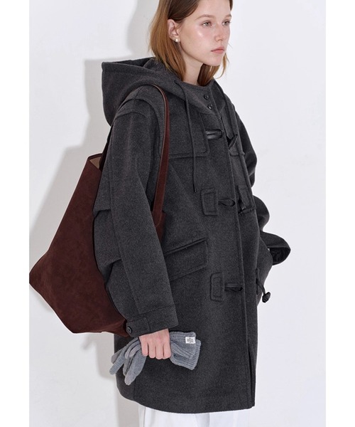 フード付き ウールダッフルミドルコート FD25W023【Fano Studios