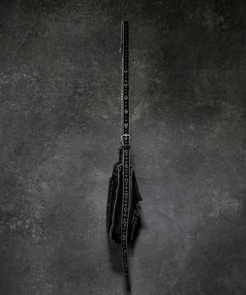 ADRER（アドラー）の「Vintage Denim Shoulder Bag / ヴィンテージデニムショルダーバッグ（ショルダーバッグ・メンズ・ブラック・FREE）」の8枚目の写真