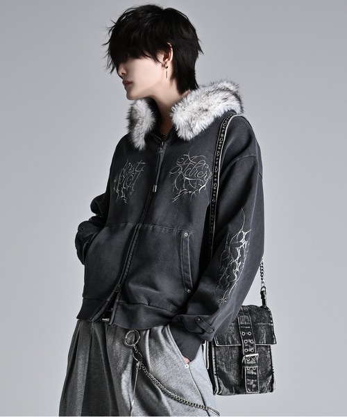 ADRER（アドラー）の「Vintage Denim Shoulder Bag / ヴィンテージデニムショルダーバッグ（ショルダーバッグ・メンズ・ブラック・FREE）」の19枚目の写真