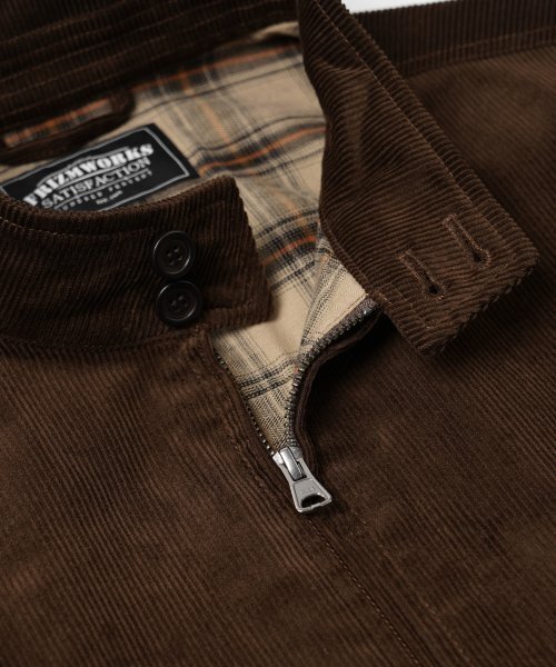 FRIZMWORKS（フリズムワークス）の「CORDUROY BUDDY HARRINGTON JACKET _ BROWN（ブルゾン・レディース・その他・SMALL/MEDIUM/LARGE/X-LARGE）」の11枚目の写真