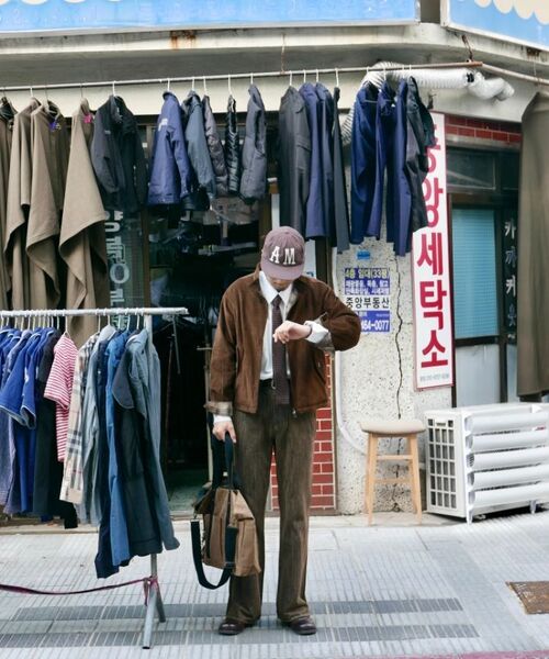 FRIZMWORKS（フリズムワークス）の「CORDUROY BUDDY HARRINGTON JACKET _ BROWN（ブルゾン・レディース・その他・SMALL/MEDIUM/LARGE/X-LARGE）」の4枚目の写真