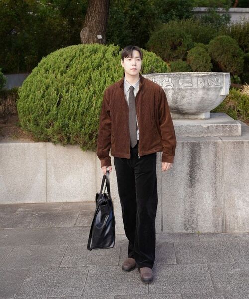 FRIZMWORKS（フリズムワークス）の「CORDUROY BUDDY HARRINGTON JACKET _ BROWN（ブルゾン・レディース・その他・SMALL/MEDIUM/LARGE/X-LARGE）」の5枚目の写真