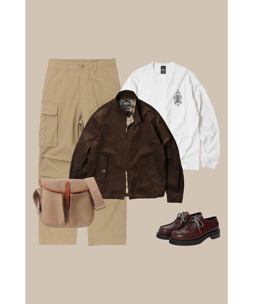 FRIZMWORKS（フリズムワークス）の「CORDUROY BUDDY HARRINGTON JACKET _ BROWN（ブルゾン・レディース・その他・SMALL/MEDIUM/LARGE/X-LARGE）」の2枚目の写真
