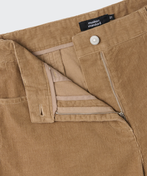 MUSINSA STANDARD WOMAN（ムシンサスタンダードウーマン）の「ウィメンズ 11W コーデュロイバミューダパンツ [サンドベージュ]（その他パンツ・レディース・その他・27/28/29/30/24/25/26）」の4枚目の写真