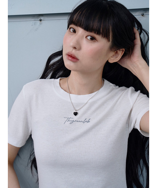 THE GREEN LAB（ザグリーンラボ）の「カンカンショートスリーブTシャツ [アイボリー]（Tシャツ/カットソー・レディース・その他・FREE）」の5枚目の写真