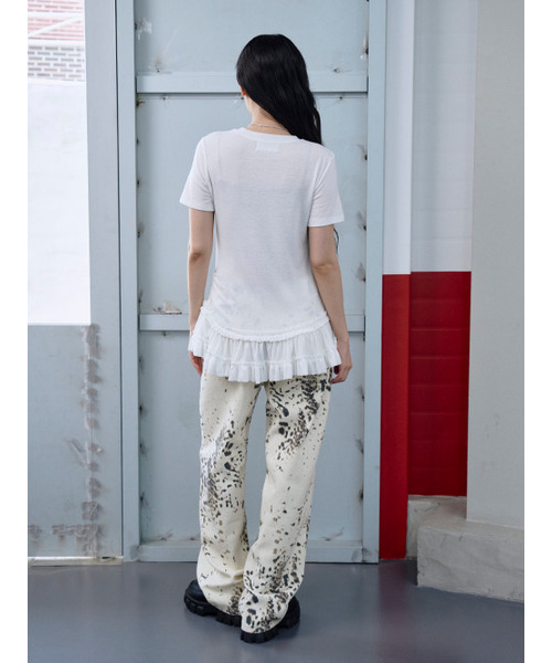 THE GREEN LAB（ザグリーンラボ）の「カンカンショートスリーブTシャツ [アイボリー]（Tシャツ/カットソー・レディース・その他・FREE）」の8枚目の写真