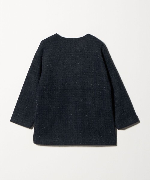A DAY IN THE LIFE UNITED ARROWS(アデイインザライフユナイテッドアローズ)の「フェザーラメ チェック ミドルコート <A DAY IN THE LIFE>(その他アウター・レディース・モカ/ネイビー/ブラック・FREE)」の10枚目の写真