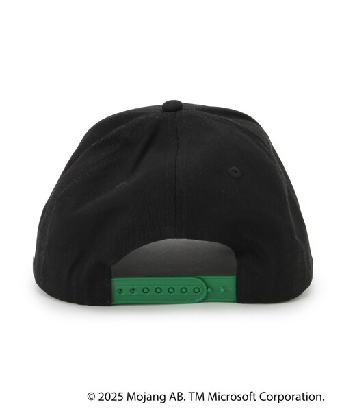 SHOO・LA・RUE（シューラルー）の「【マインクラフト】ツイルキャップ（キャップ・キッズ・ブラック/グリーン・99）」の4枚目の写真