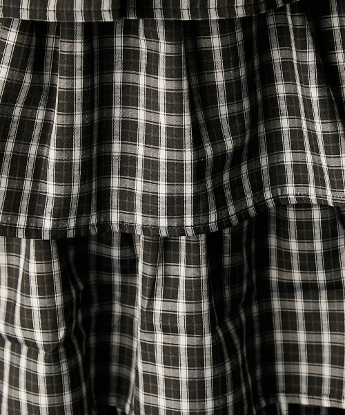 GEVS.(ジェイヴィス)の「チェックティアードスカート<大きいサイズ有>GEVS.(スカート・レディース・ブラック系/ブルー系・L/M/5L/4L/3L/LL)」の17枚目の写真