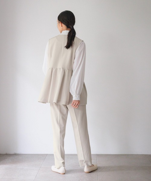 LOWRYS FARM(ローリーズファーム)の「daymeテーパードパンツ 628233(その他パンツ・レディース・アイボリー/ネイビー・MEDIUM/LARGE)」の7枚目の写真