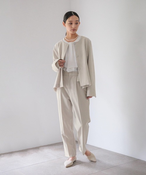 LOWRYS FARM(ローリーズファーム)の「daymeテーパードパンツ 628233(その他パンツ・レディース・アイボリー/ネイビー・MEDIUM/LARGE)」の8枚目の写真