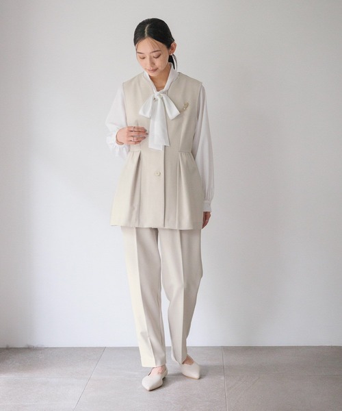 LOWRYS FARM(ローリーズファーム)の「daymeテーパードパンツ 628233(その他パンツ・レディース・アイボリー/ネイビー・MEDIUM/LARGE)」の10枚目の写真