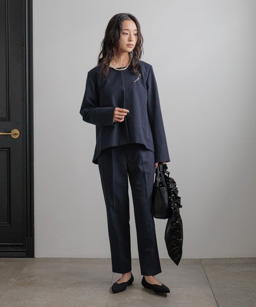 LOWRYS FARM(ローリーズファーム)の「daymeテーパードパンツ 628233(その他パンツ・レディース・アイボリー/ネイビー・MEDIUM/LARGE)」の13枚目の写真