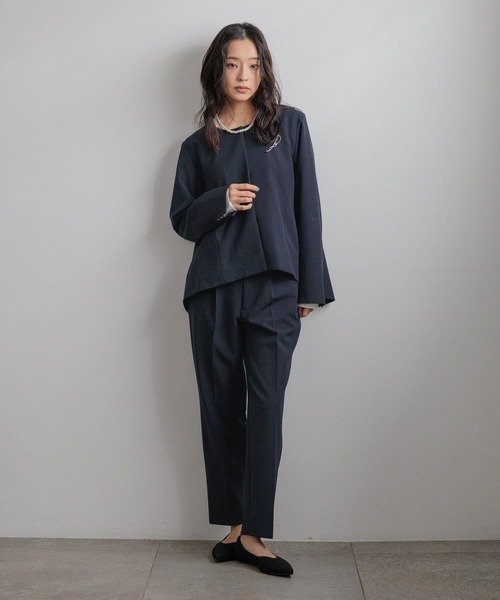 LOWRYS FARM(ローリーズファーム)の「daymeテーパードパンツ 628233(その他パンツ・レディース・アイボリー/ネイビー・MEDIUM/LARGE)」の17枚目の写真