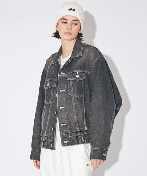 beautiful people（ビューティフルピープル）の「suvin cotton knittedrib beanie（ニットキャップ/ビーニー・レディース・アイボリー/ブラック・FREE）」の4枚目の写真