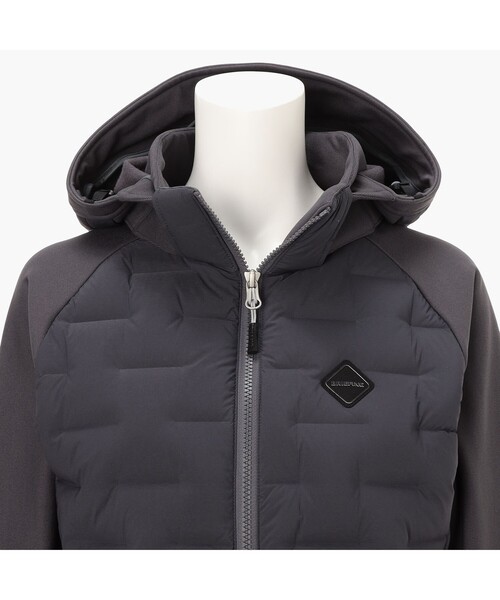 BRIEFING(ブリーフィング)の「【BRIEFING GOLF/ブリーフィングゴルフ】 WS HYBRID DOWN PARKA(ブルゾン・レディース・チャコール/ベージュ/ブラック・M/S/L)」の4枚目の写真