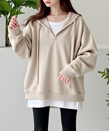 レイヤード風デザイントップス