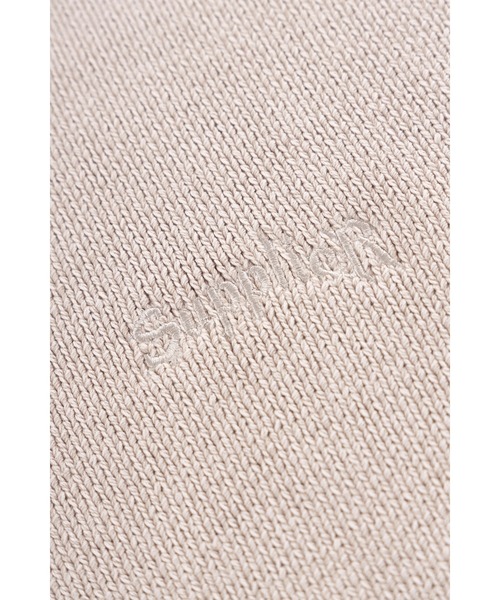 SUPPLIER(サプライヤー)の「ニット|Distressed Cross Leather Patch Crew Knit V2|SUPPLIER(ニット/セーター・メンズ・ベージュ/ブラック・SMALL/MEDIUM/LARGE/X-LARGE)」の9枚目の写真