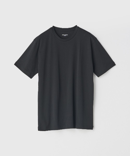 JOHN SMEDLEY（ジョンスメドレー）の「スビンコットン半袖Ｔシャツ（Tシャツ/カットソー・メンズ・ブラック/ホワイト・1/2/3）」の2枚目の写真