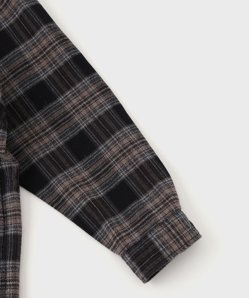 JOURNAL STANDARD J.S HOMESTEAD(ジャーナルスタンダードホームステッド)の「J.S.Homestead / C/W/P チェック ミリタリー シャツ(シャツ/ブラウス・メンズ・ベージュ/ライトグレー/ブラウン/ブラック・MEDIUM/LARGE)」の7枚目の写真