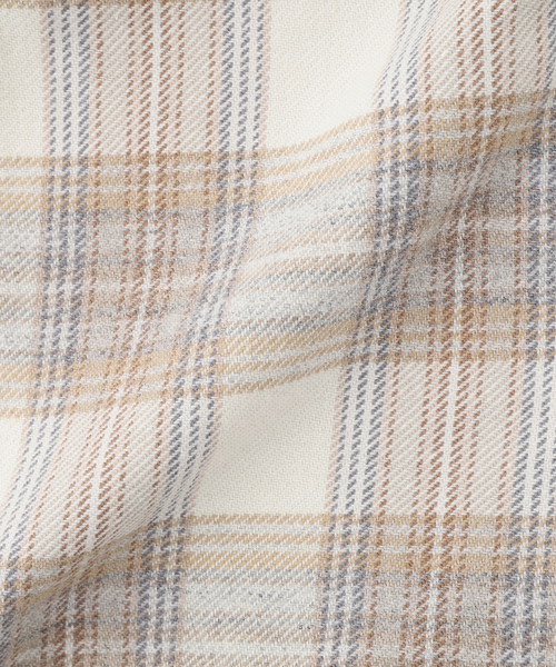 JOURNAL STANDARD J.S HOMESTEAD(ジャーナルスタンダードホームステッド)の「J.S.Homestead / C/W/P チェック ミリタリー シャツ(シャツ/ブラウス・メンズ・ベージュ/ライトグレー/ブラウン/ブラック・MEDIUM/LARGE)」の12枚目の写真