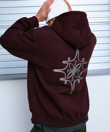 GAKKAI UNIONS（ガッカイユニオンズ）の「Posta Chain Hoodie Burgundy（パーカー・メンズ）」