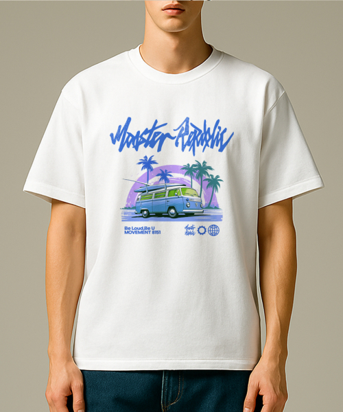 MONSTER REPUBLIC(モンスターリパブリック)の「トロピカルブルーTシャツホワイト_8151(Tシャツ/カットソー・レディース・その他・SMALL/MEDIUM/LARGE/X-LARGE)」の4枚目の写真